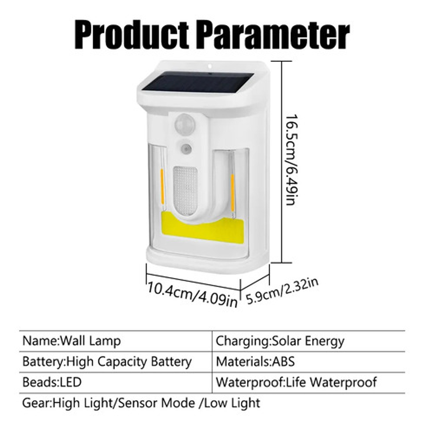 X2 Lámpara Solar Led Exterior Con Sensor De Movimiento 2