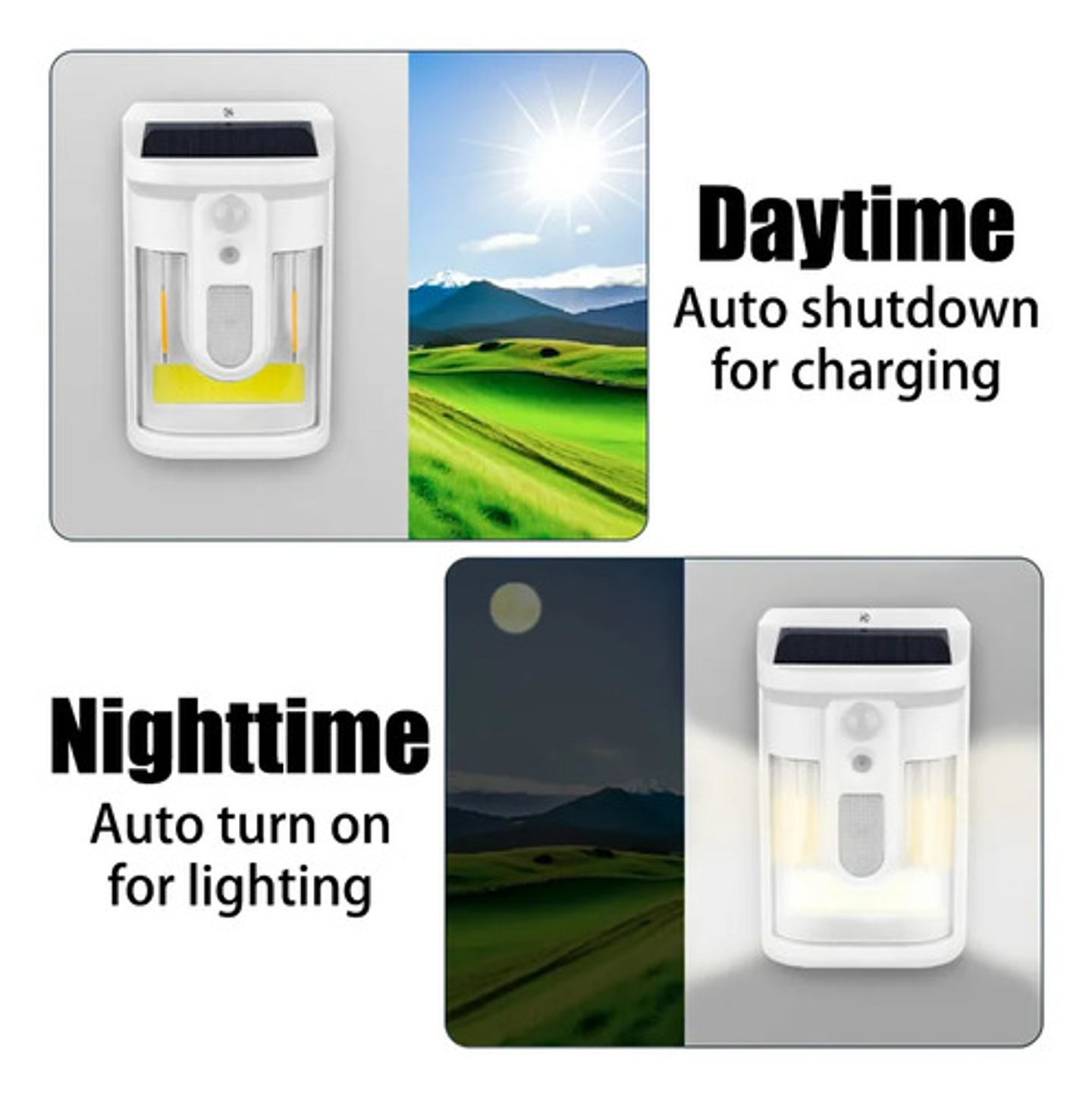 X2 Lámpara Solar Led Exterior Con Sensor De Movimiento 6