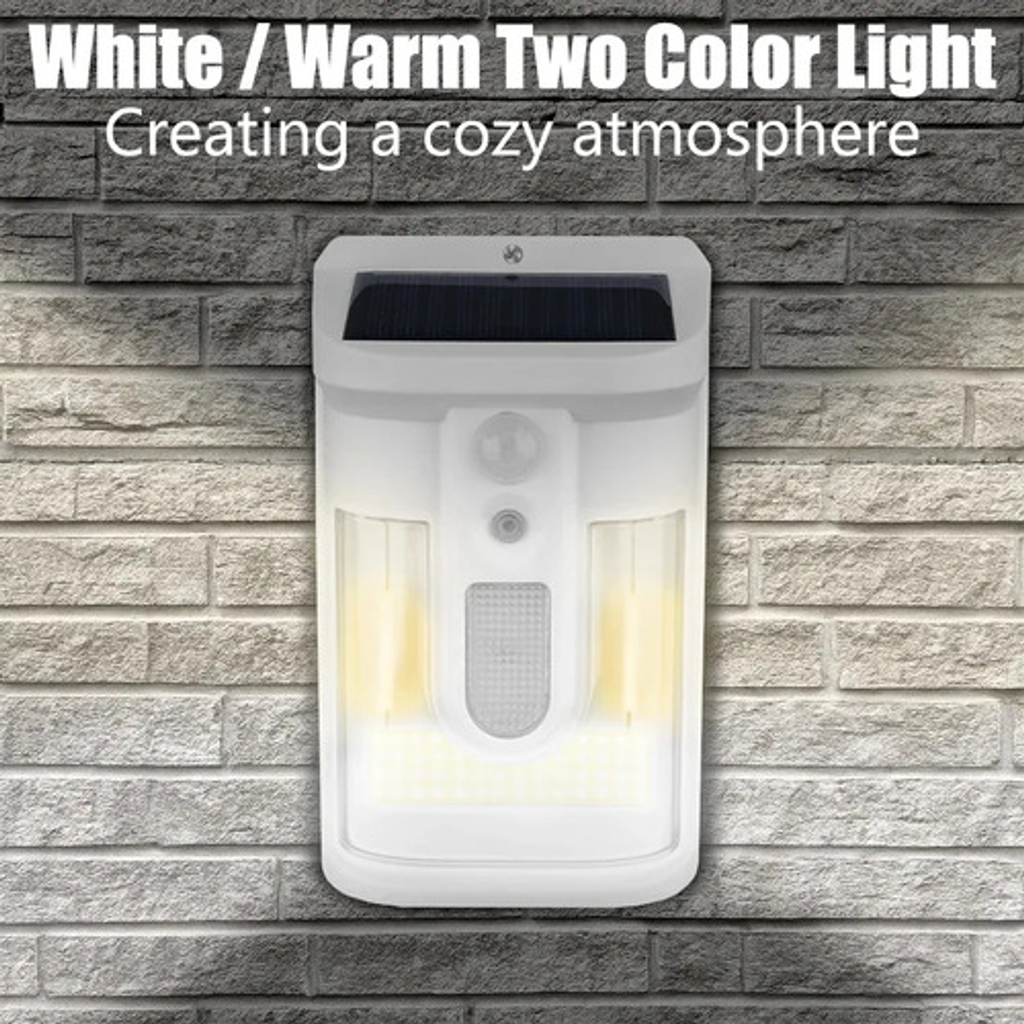 X2 Lámpara Solar Led Exterior Con Sensor De Movimiento 7