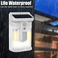 X2 Lámpara Solar Led Exterior Con Sensor De Movimiento - Miniatura 8