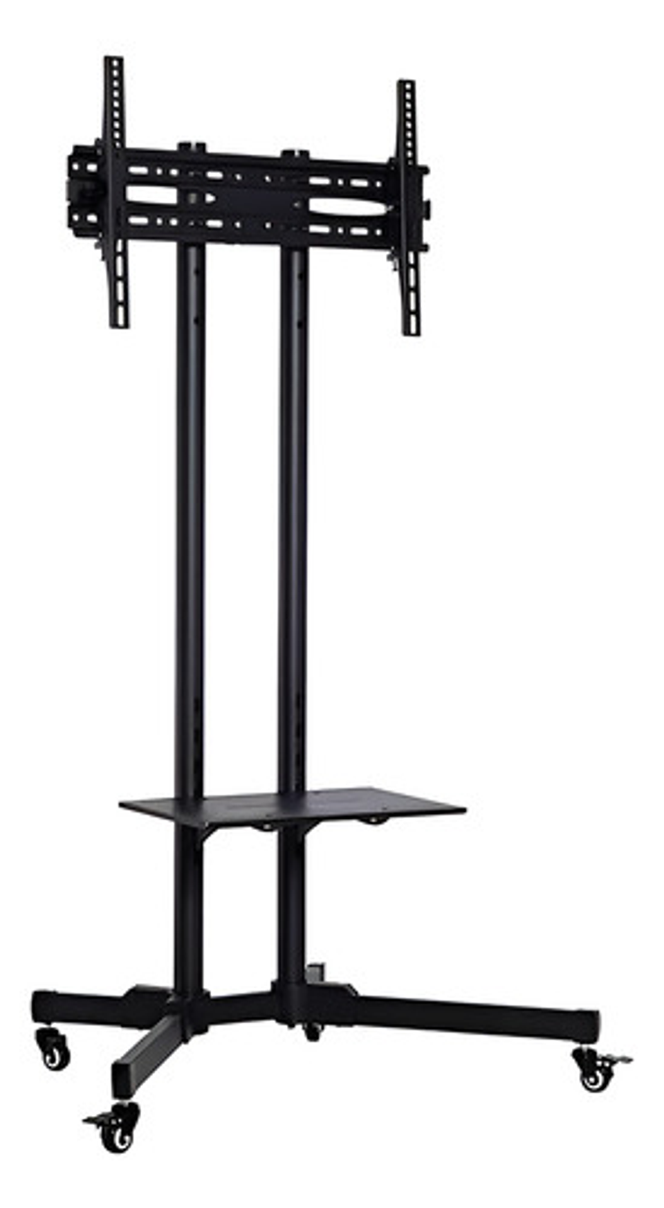 Soporte De Piso Para Tv Con Ruedas 32-65'' Base Profesional Negro 4