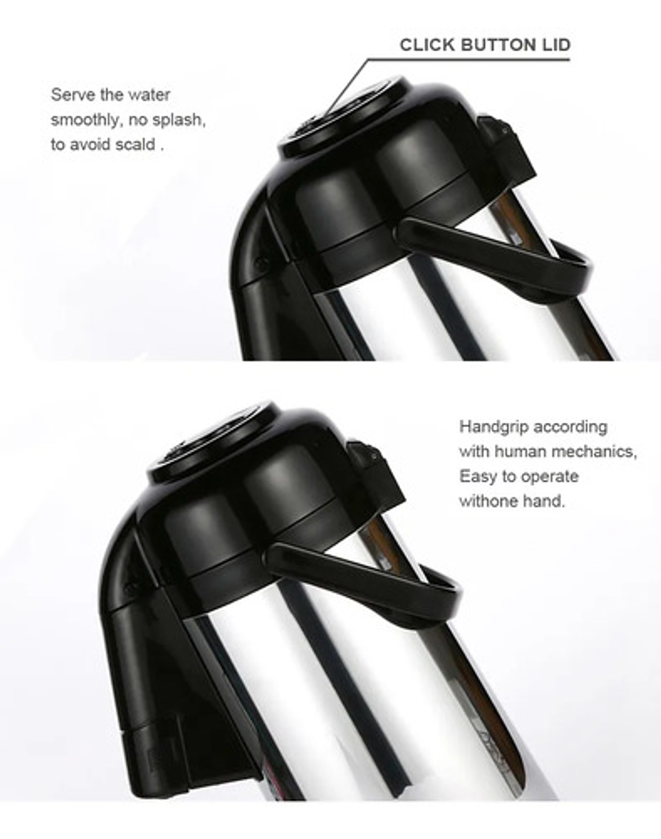 Termo Jarra Acero Inoxidable 3 Litros Con Bomba Manual 9