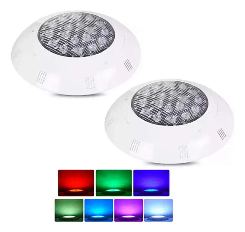 Foco Led Piscina Thek Rgb 24w Impermeable Ip68 Con Control 1