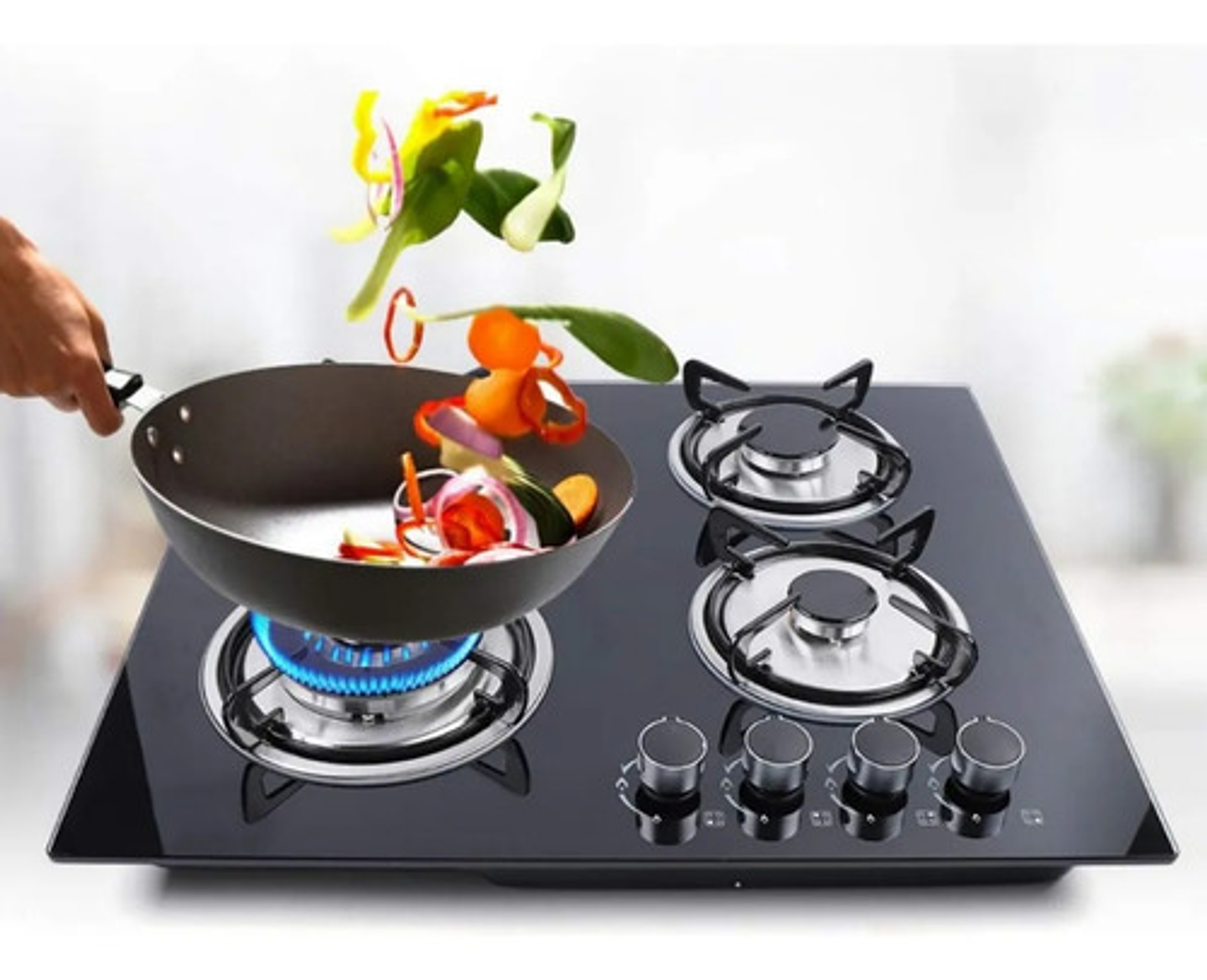 Encimera Doble Parrilla Thek 4 Platos Gas Licuado/natural Negro 2