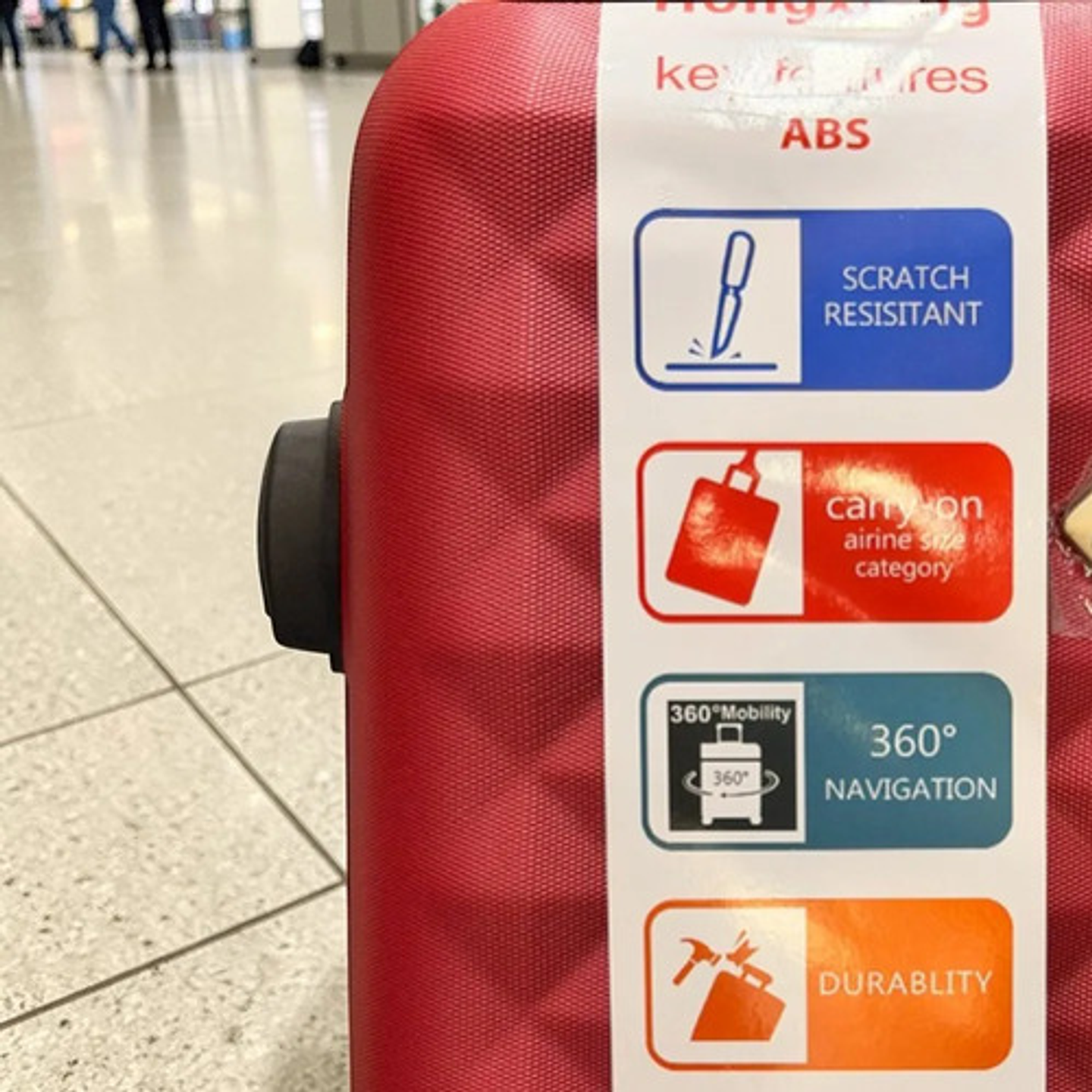 Maleta De Viaje Rígida Hongxiang Carry-on Cabina 20 Pulgadas 5