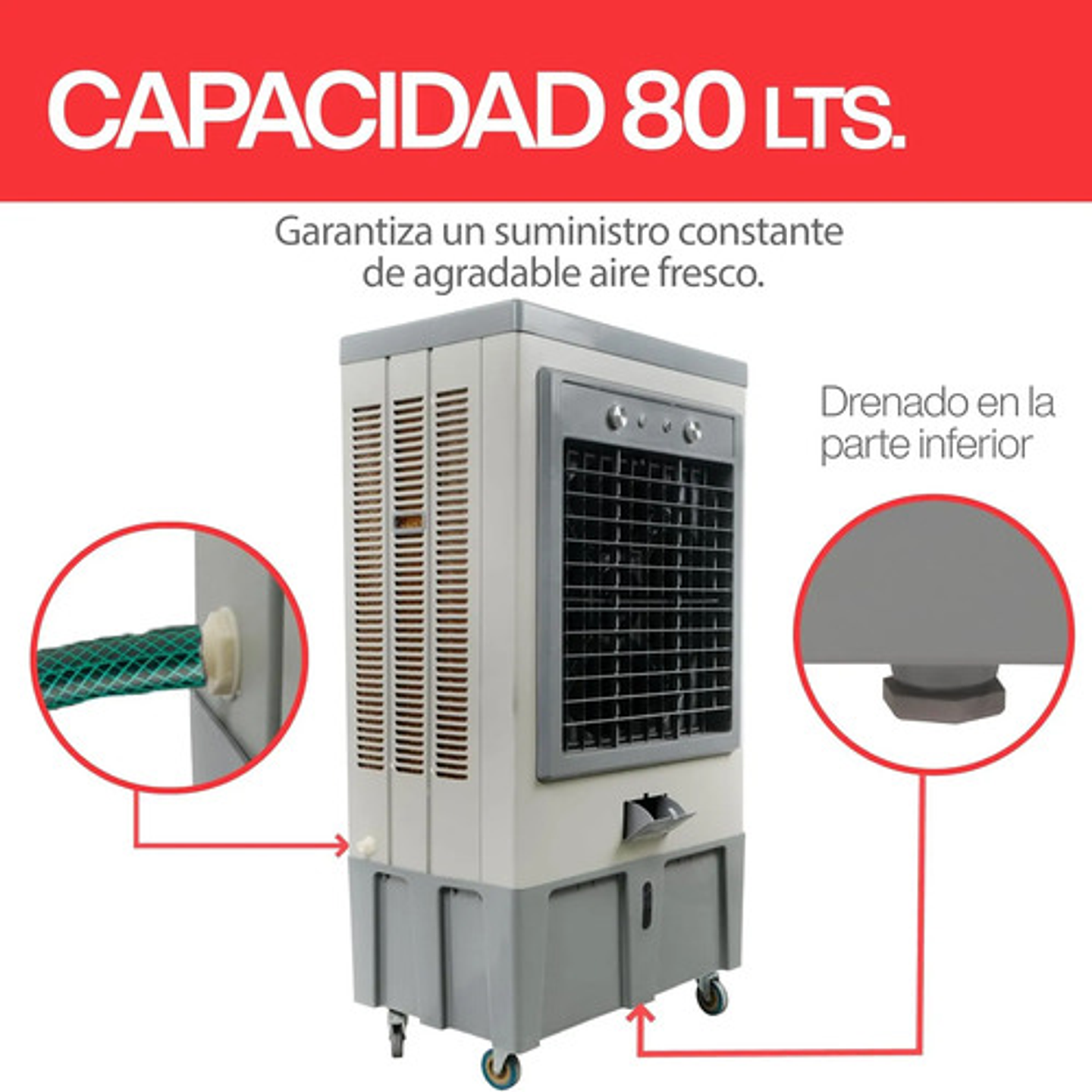 Climatizador Portátil Frío Thek Thk-41235 Negro 3
