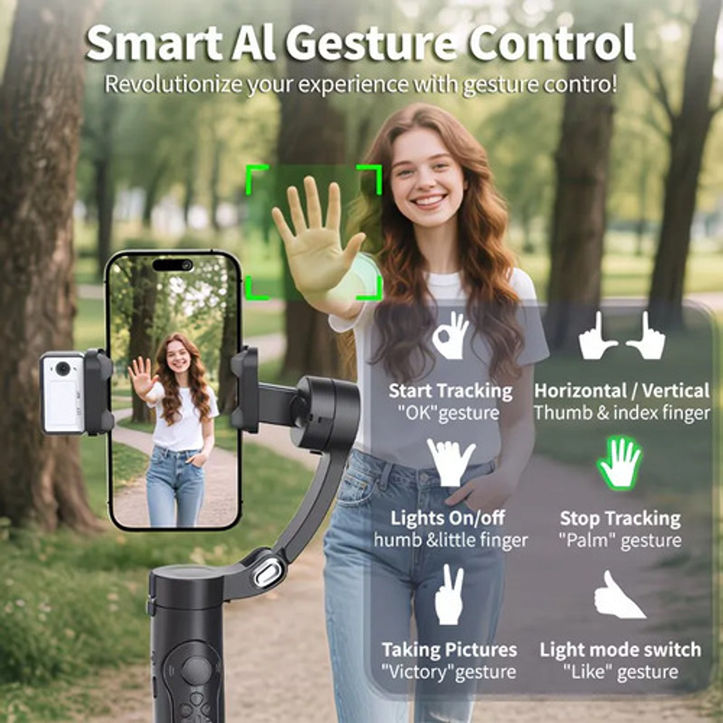 Estabilizador Gimbal 3 Ejes Para Smartphone Con Control Remo 3