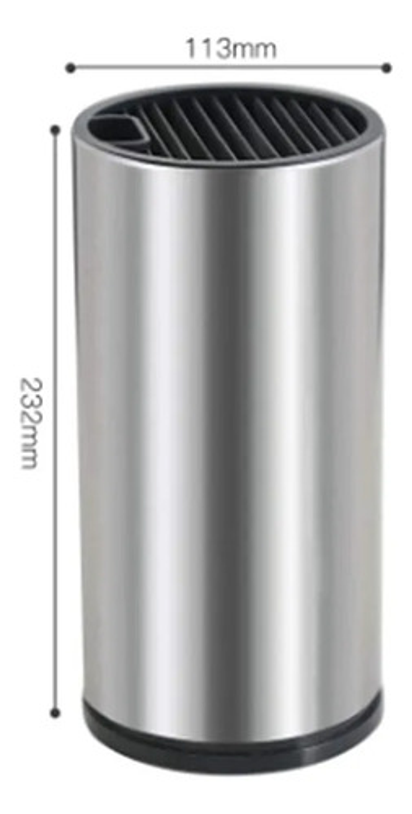 Porta Cuchillos Universal Acero Inoxidable Cocina 23cm 4