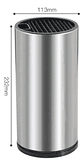 Porta Cuchillos Universal Acero Inoxidable Cocina 23cm - Miniatura 4
