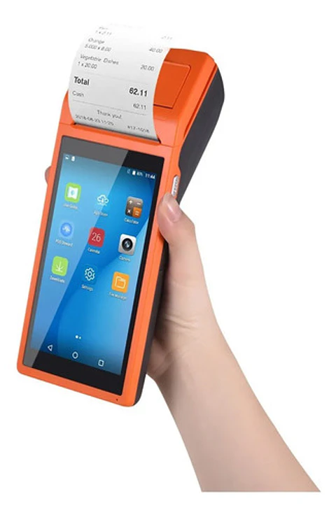 Pos Terminal De Pago Inalámbrica Bt 3g Todo En Uno Impresora