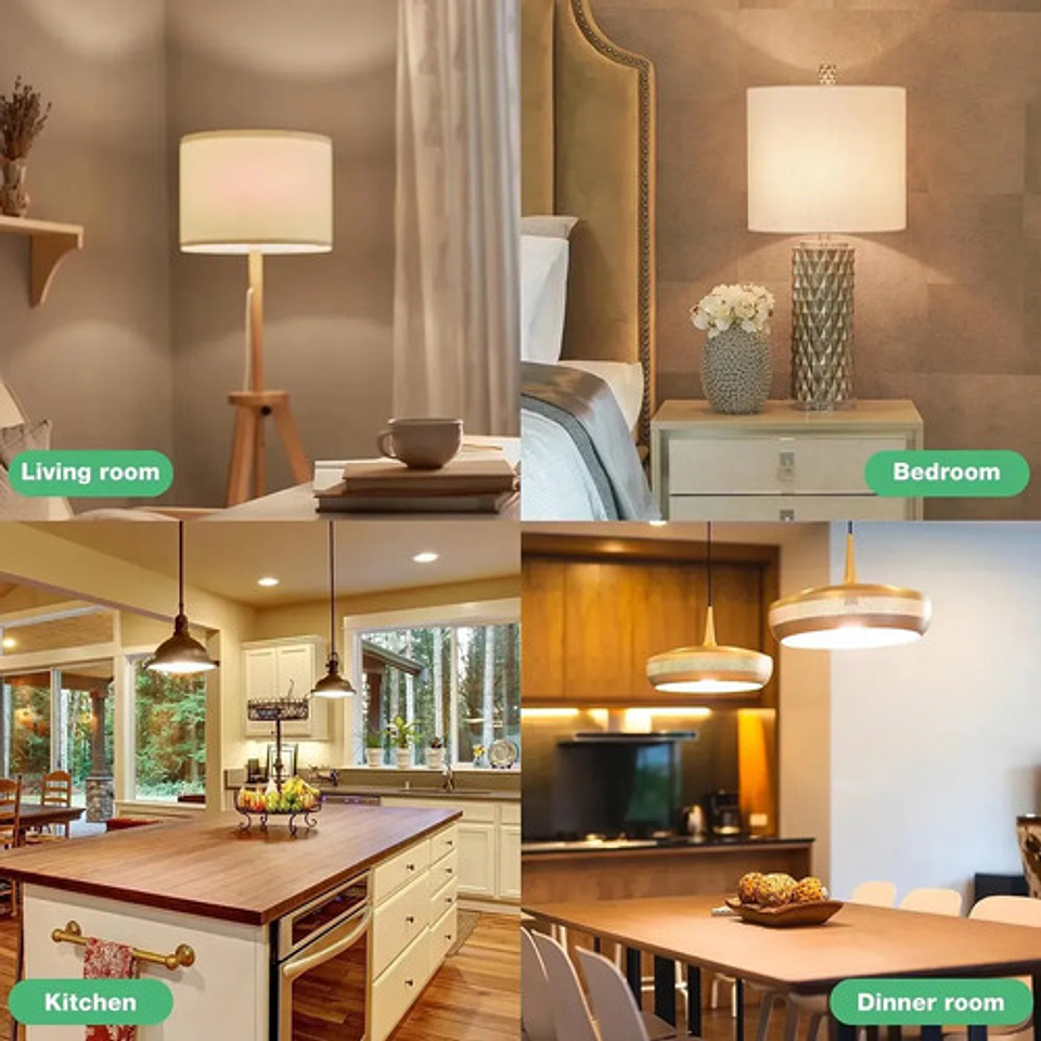 X3 Bombillas Led 12w E27 Luz Cálida 2700k Económicas 7