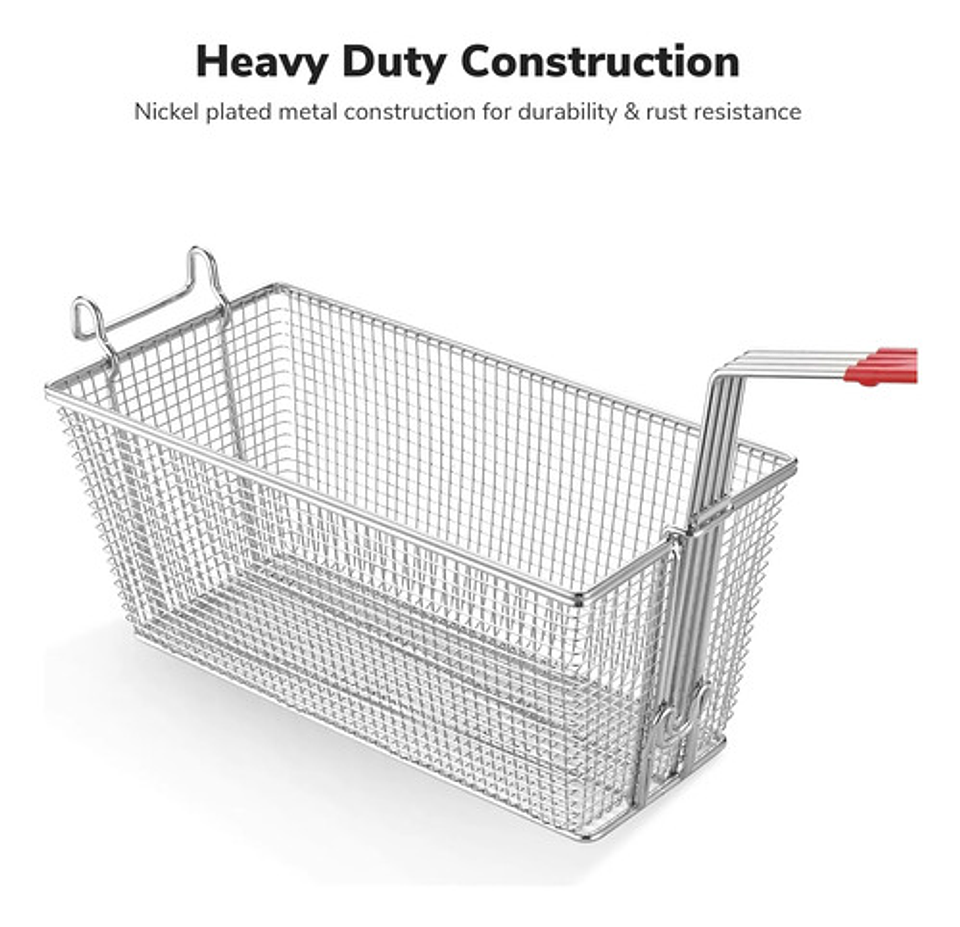 Cesta De Repuesto Para Freidora Acero Inoxidable 3