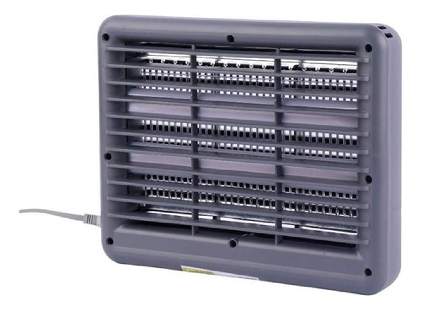 Matamosquitos Eléctrico Led 6w Doble Tubo Antimosquitos Gris Oscuro 7