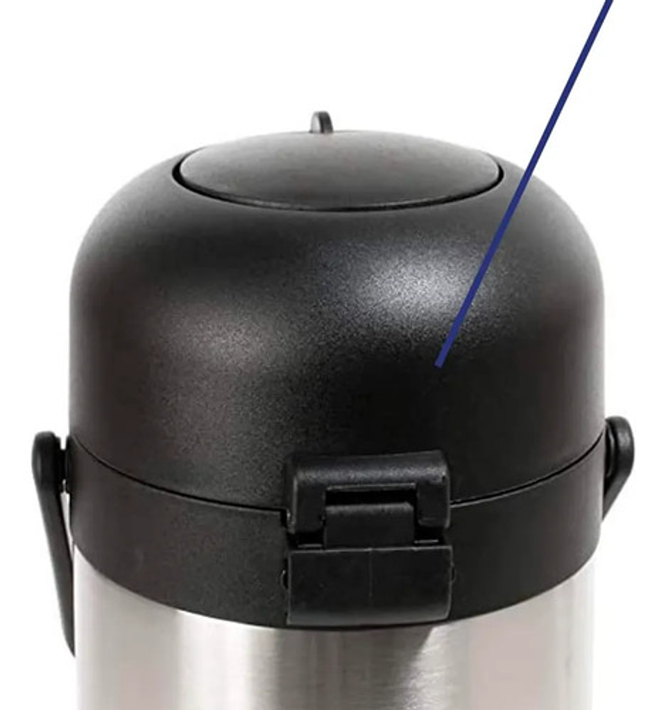 Termo Sifón Thek 1 Litro Acero Inoxidable Dispensador Manual 7