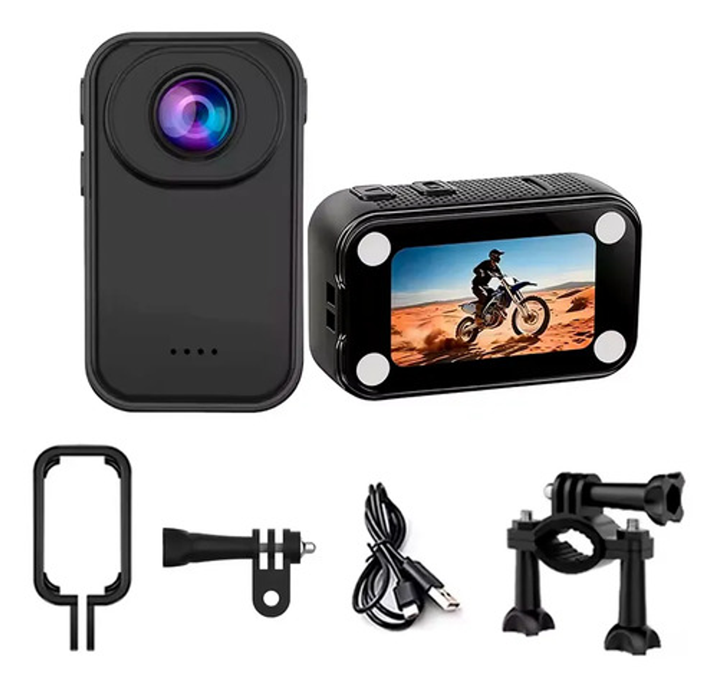 Mini Cámara Deportiva Thek Thumb 2k Ultra Hd Deportiva Wifi 1