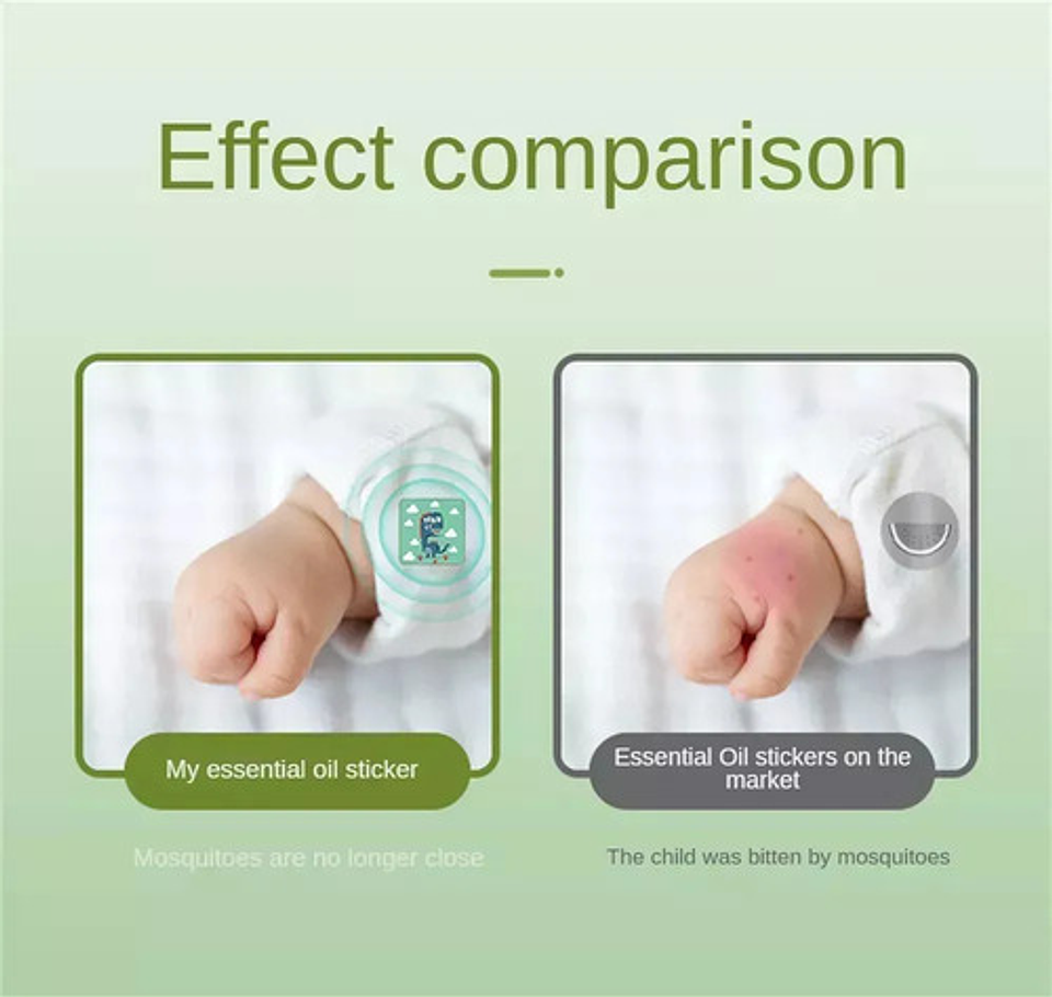 70 Parches Infantiles Repelente De Mosquitos Duración 8 Hrs 7