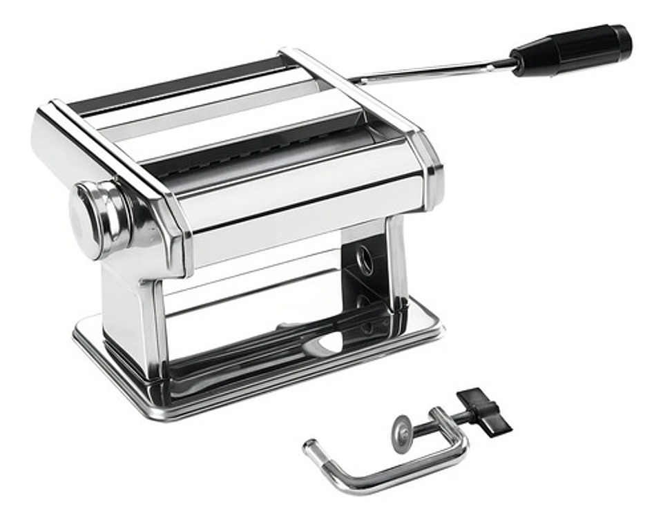 Maquina Para Hacer Pastas Caseras Fideos Acero Color Gris Gris 1