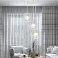 Lámpara Colgante 3 Luces Blanca Estilo Moderno E27 - Miniatura 6