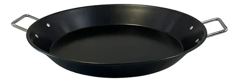 Paellera Acero Carbono 30cm Con Asas Cocina Española