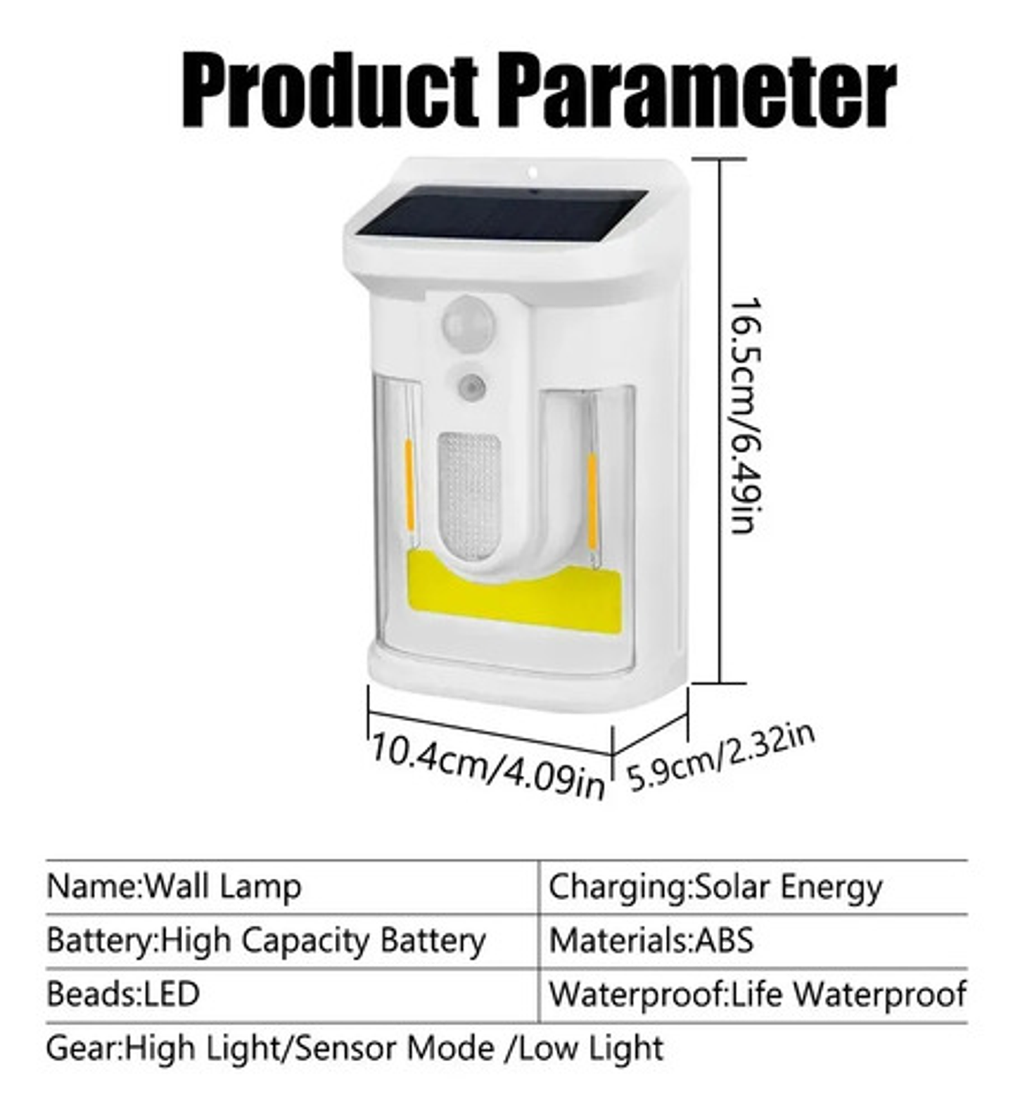 X2 Lámpara Solar Led Exterior Con Sensor De Movimiento 2