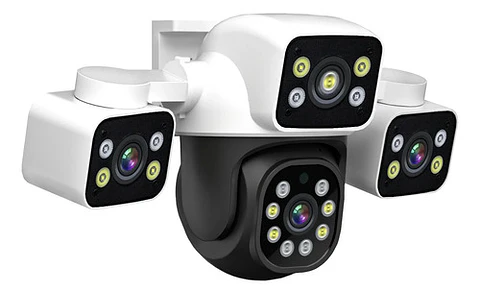 Cámara Seguridad Wifi 6k 12mp Ptz 360° Triple Lente Zoom Ia