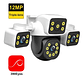 Cámara Seguridad Wifi 6k 12mp Ptz 360° Triple Lente Zoom Ia - Miniatura 7