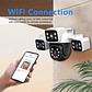 Cámara Seguridad Wifi 6k 12mp Ptz 360° Triple Lente Zoom Ia - Miniatura 10