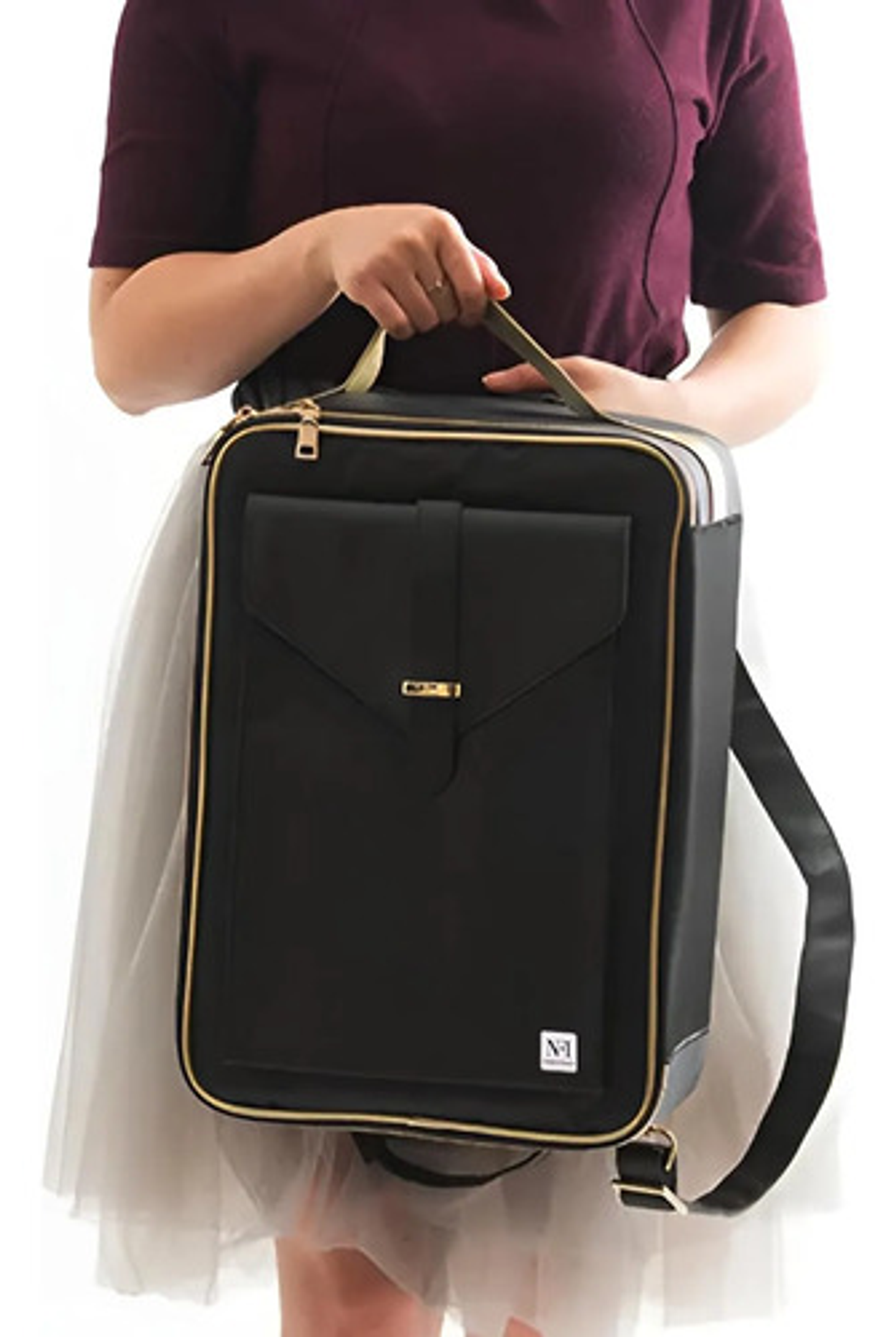 Bolso Maquillaje Grande Organizador Cosmético Con Divisiones 3