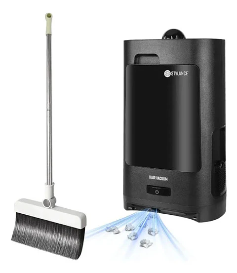 Aspirador De Cabello Profesional Barbería Sensor Automático Negro