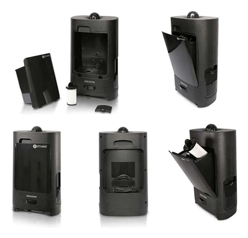 Aspirador De Cabello Profesional Barbería Sensor Automático Negro 6