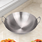 Sartén Wok Acero Inoxidable 50cm Cocina Oriental - Miniatura 6