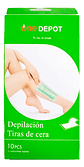 X50 Tiras De Cera Depilatoria 10 Piezas Aloe Vera Profesion - Miniatura 5