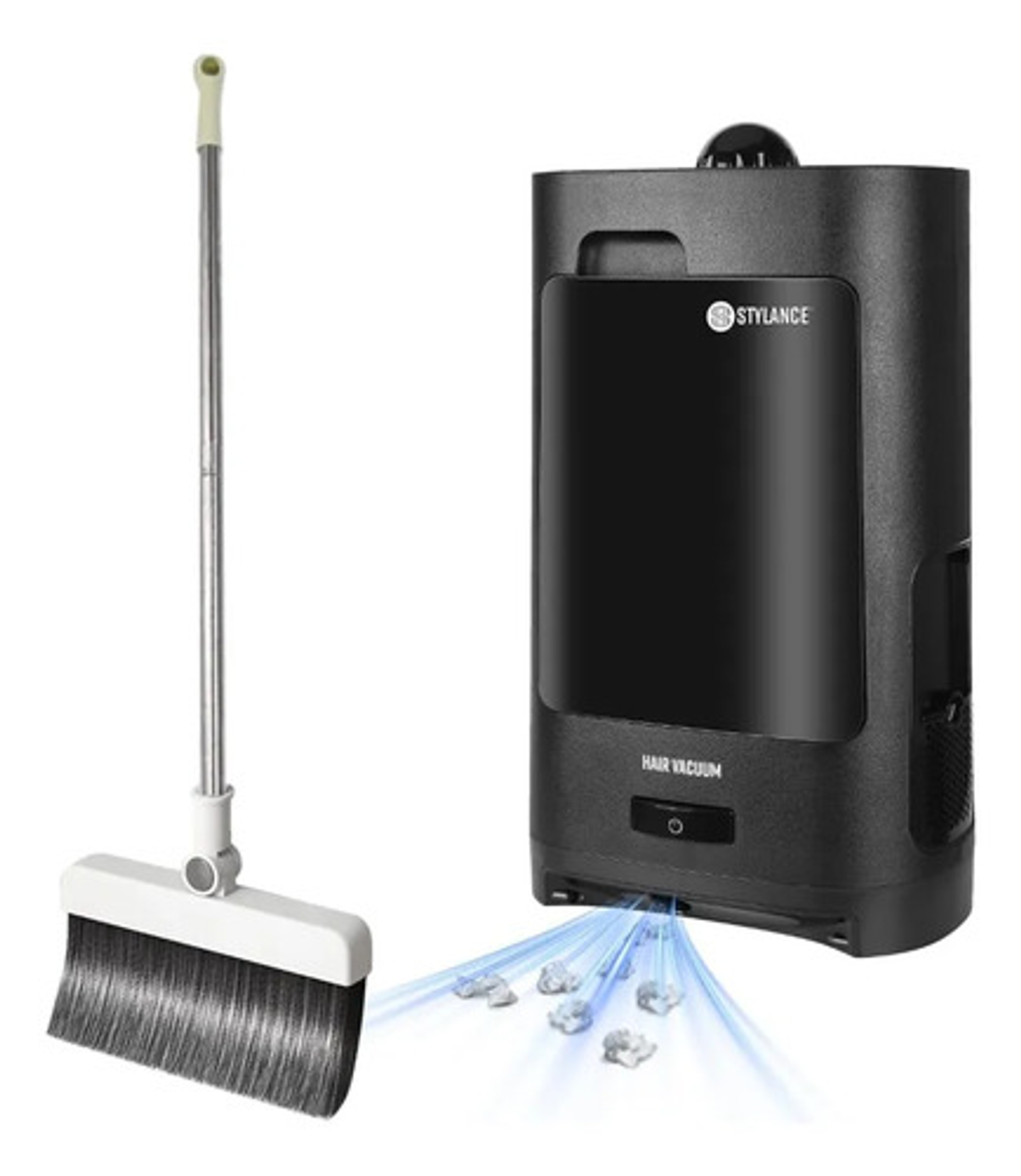 Aspirador De Cabello Profesional Barbería Sensor Automático Negro 1