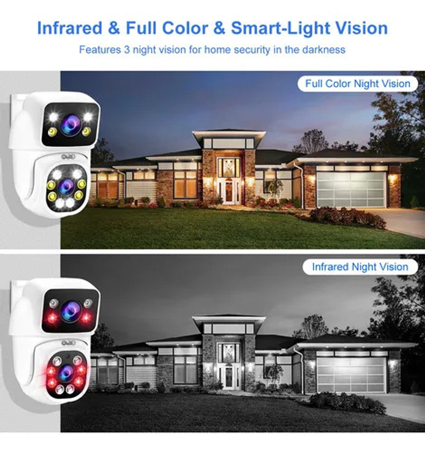 Cámara Seguridad Exterior Wifi 10mp Visión Nocturna Ptz 8