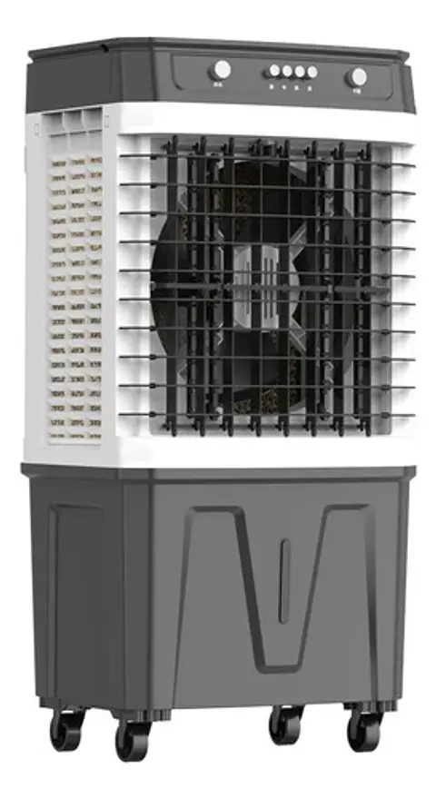 Ventilador Portátil Enfriador De Aire 120w 35l Área Gris