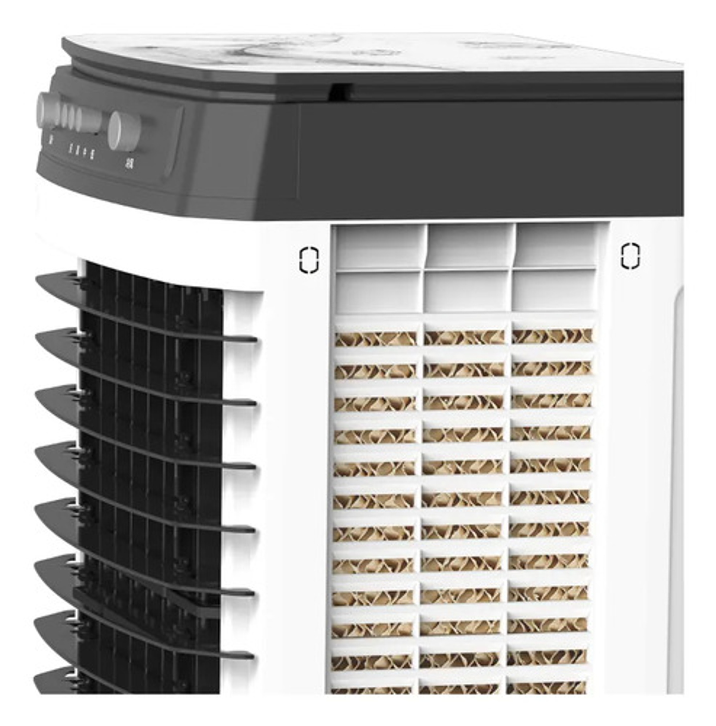 Ventilador Portátil Enfriador De Aire 120w 35l Área Gris 3