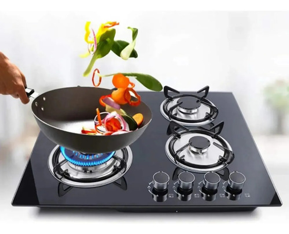 Encimera Doble Parrilla Thek 4 Platos Gas Licuado/natural Negro 2