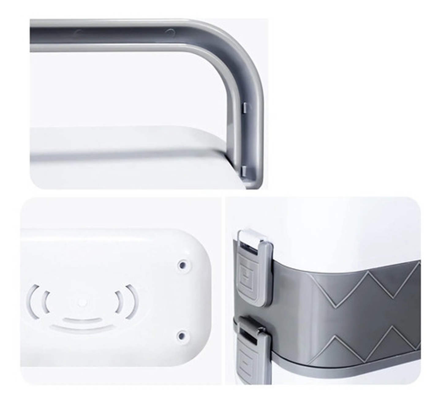 Lonchera Calentadora Eléctrica 2 Capas 1.48l Acero 2