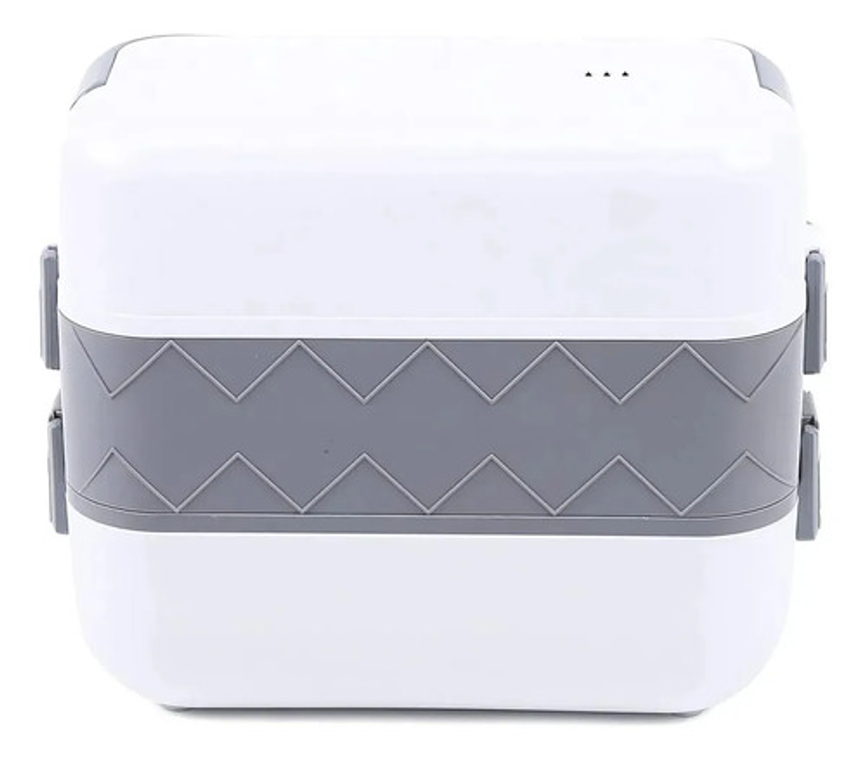 Lonchera Calentadora Eléctrica 2 Capas 1.48l Acero 4