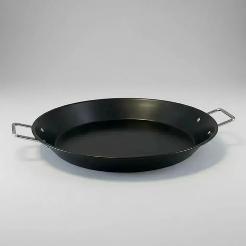 Paellera Acero Carbono 42cm Con Asas Cocina Española 2