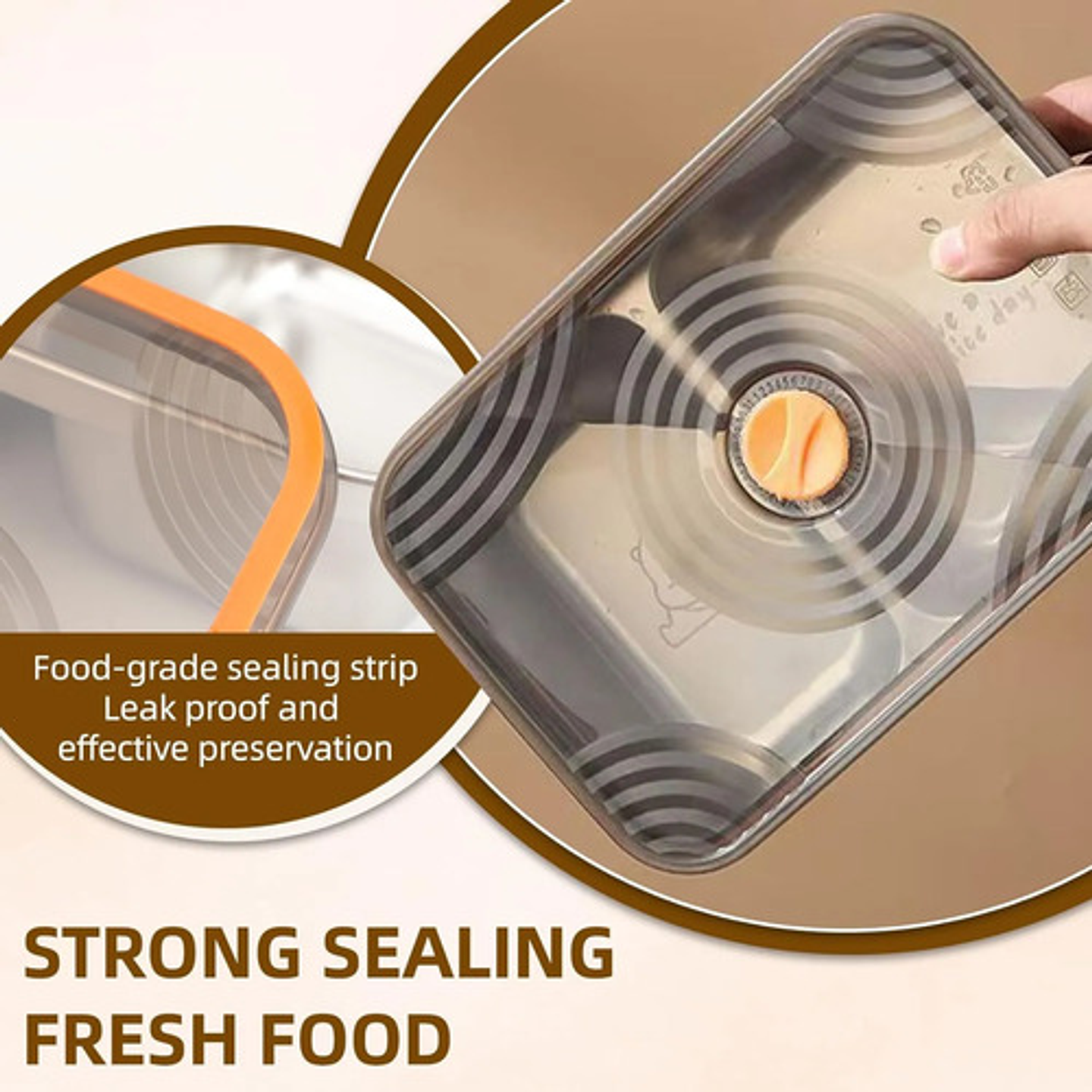 X2 Recipiente Hermético 1.8l Acero Inoxidable Lunch Box Coci 5