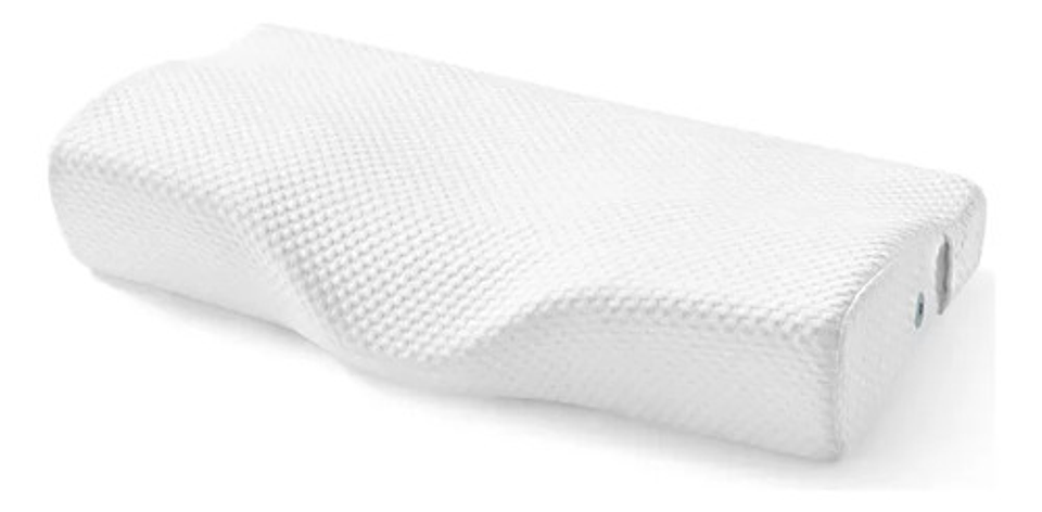 Almohada Viscoelástica Ergonómica Ortopédica Dolor De Cuello Blanco 2