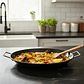 Paellera Acero Carbono 42cm Con Asas Cocina Española Negro - Miniatura 8