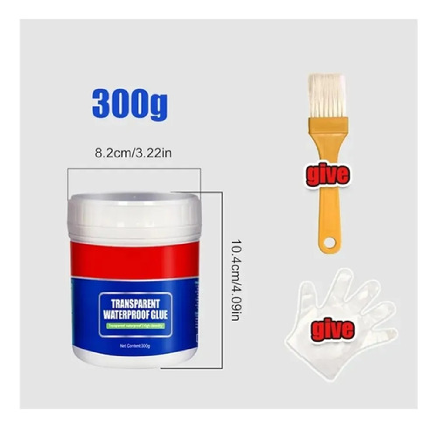 Sellador Adhesivo Impermeable Transparente Tapagoteras 300cc 4