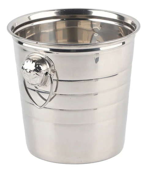 Hielera Metálica Para Bebidas Frías Vino Cerveza 9lt 26cm