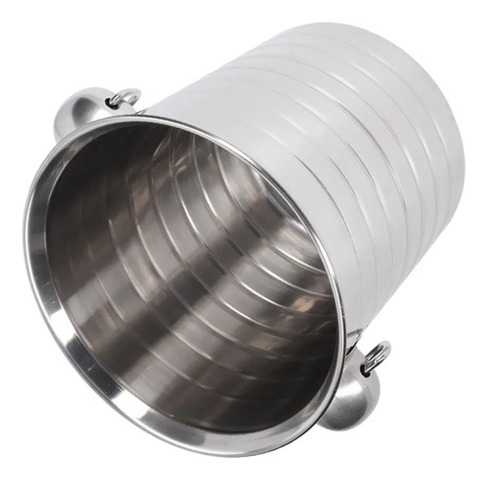 Hielera Metálica Para Bebidas Frías Vino Cerveza 9lt 26cm 3