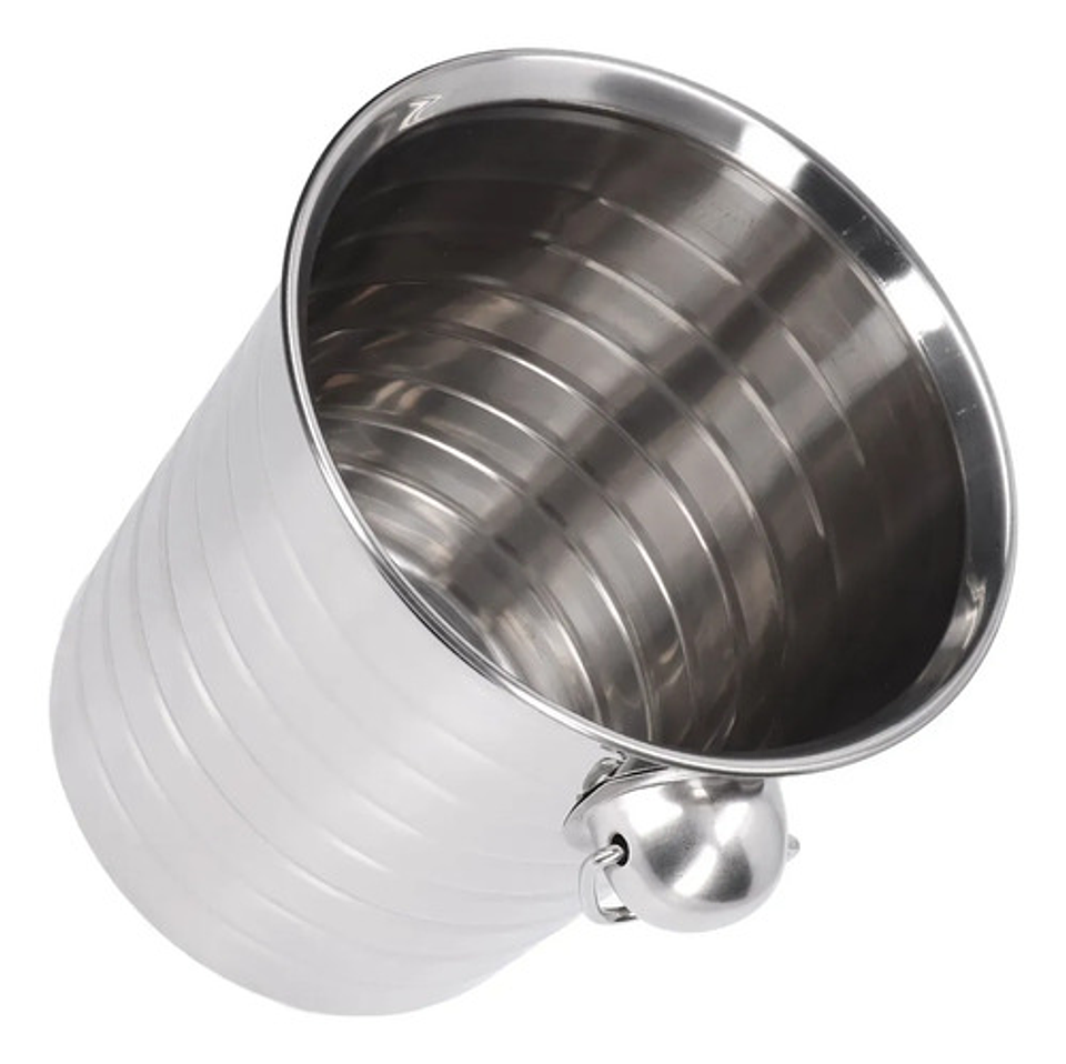 Hielera Metálica Para Bebidas Frías Vino Cerveza 9lt 26cm 4