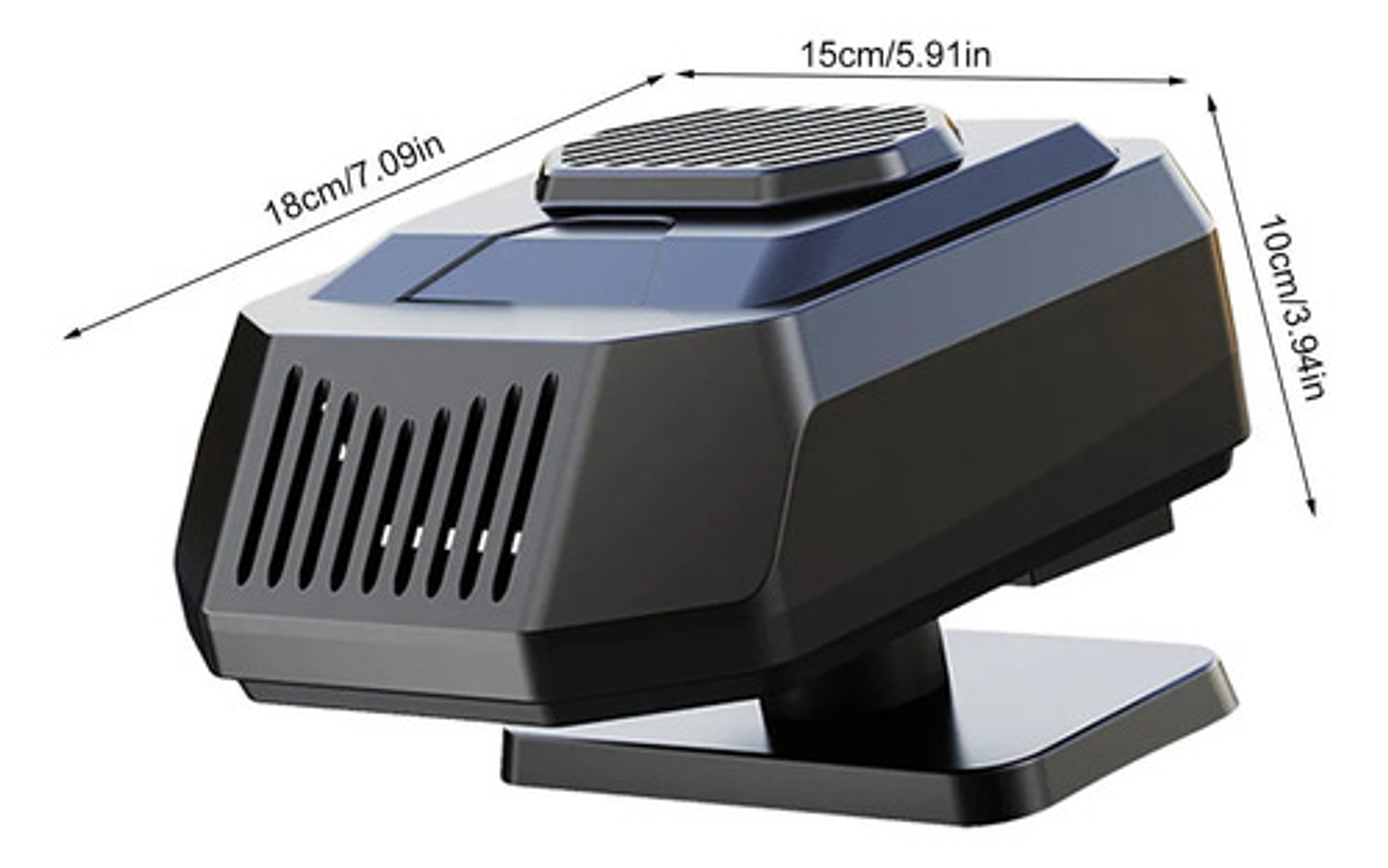 Calefactor Auto 12v 24v Desempañador Descongelador Portátil 3