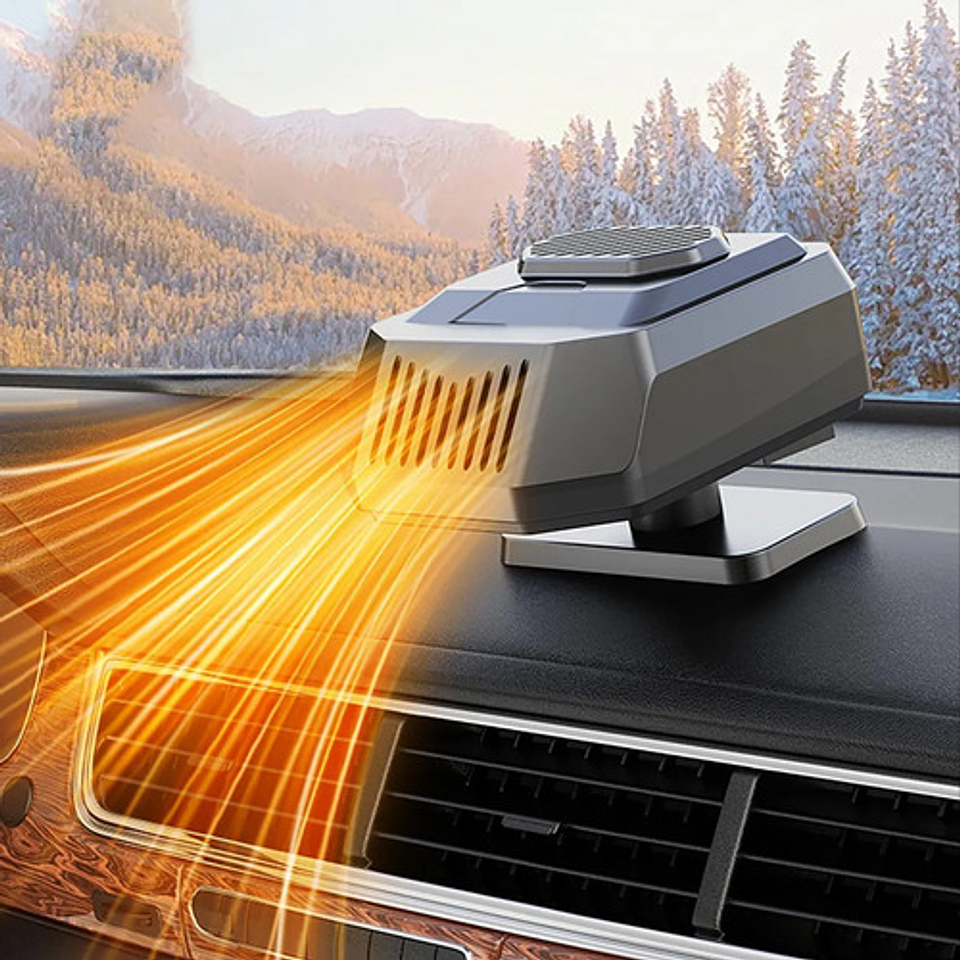 Calefactor Auto 12v 24v Desempañador Descongelador Portátil 5