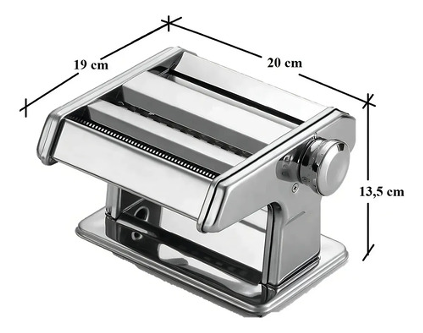 Maquina Para Hacer Pastas Caseras Fideos Acero Color Gris Gris 3